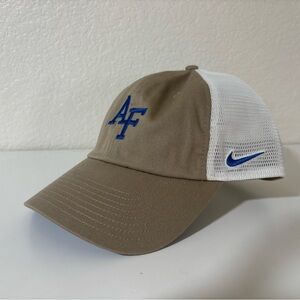 Tan and White Air Force Hat